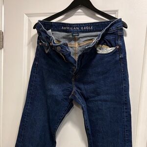 American Eagle Outfitters High Rise Dark Blue Jeans